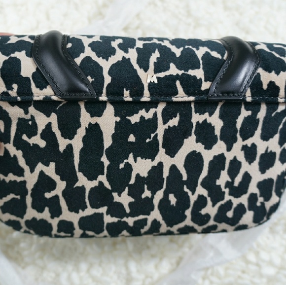 NWT Maje Leopard Print Evening Bag - Picture 5 of 8